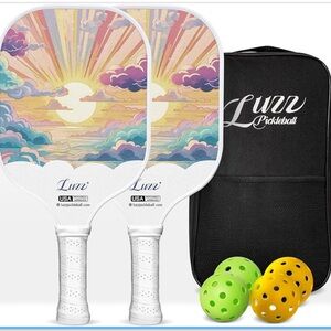 LUZZ Pickleball Paddles Set of 2 T700 Carbon Fiber